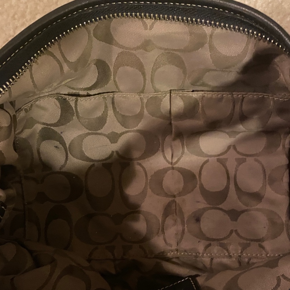 Coach Black Leather Hobo Bag - Picture 7 of 10